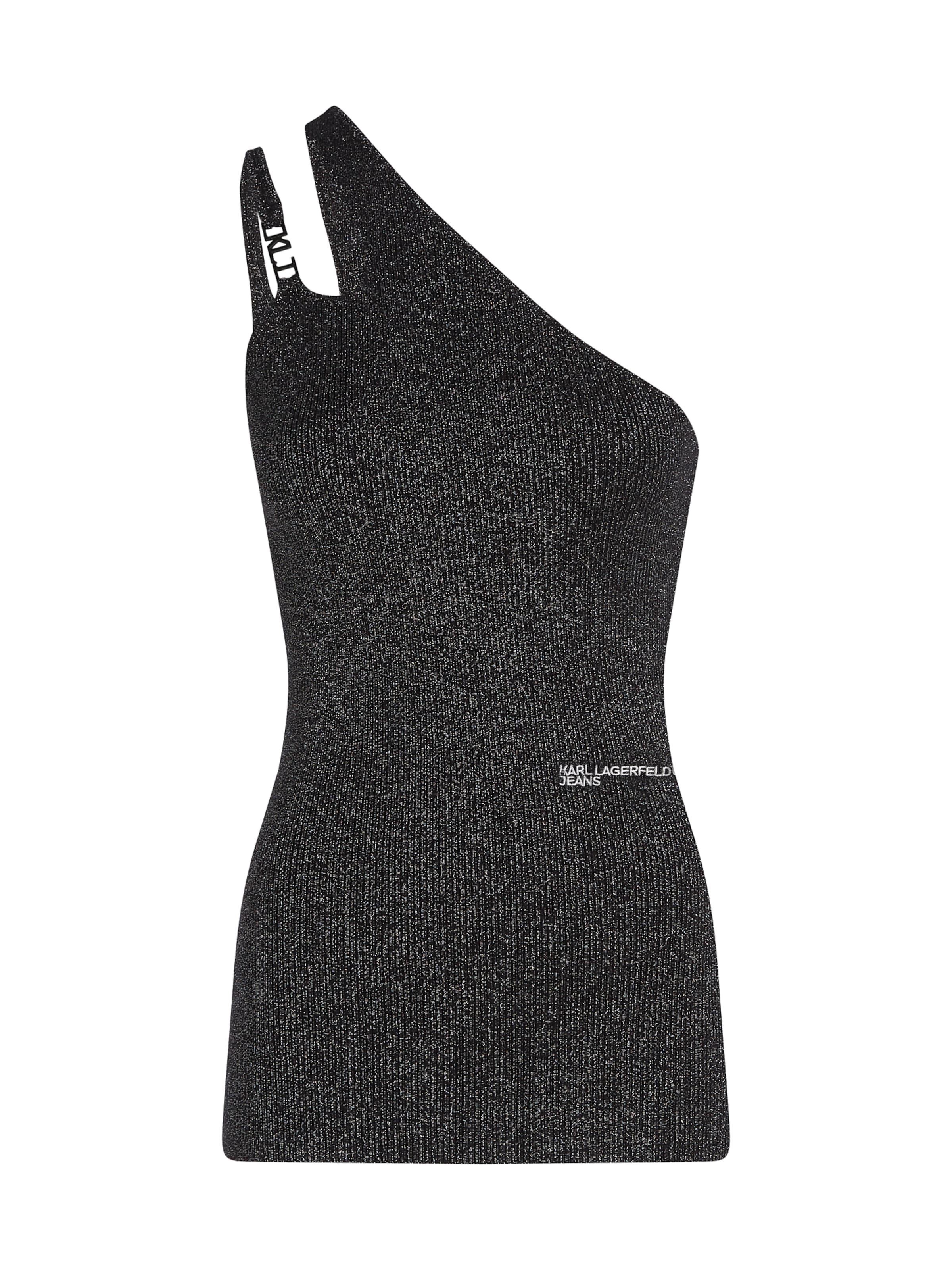 KARL LAGERFELD JEANS Top in Black: front