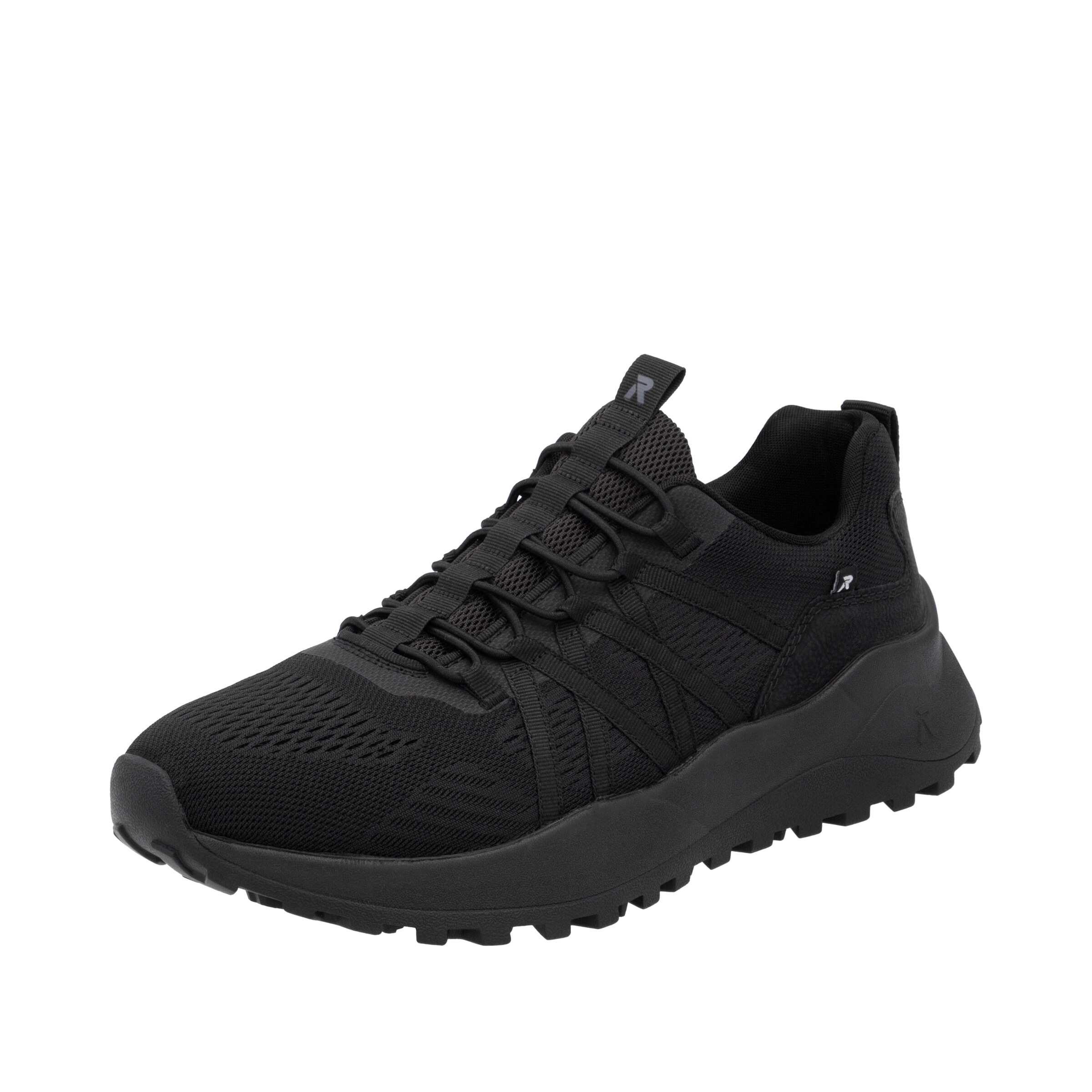 Rieker Sport Sneaker in Schwarz: Vorderseite