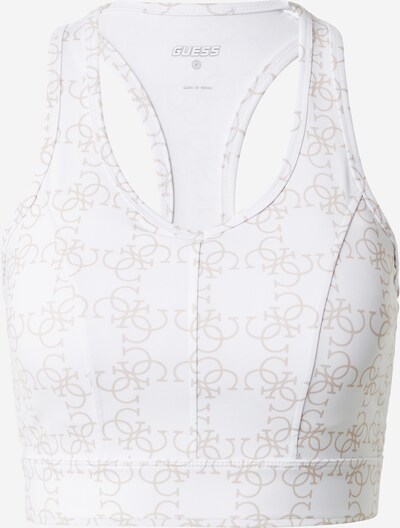GUESS Soutien de desporto em ouro / branco, Vista do produto