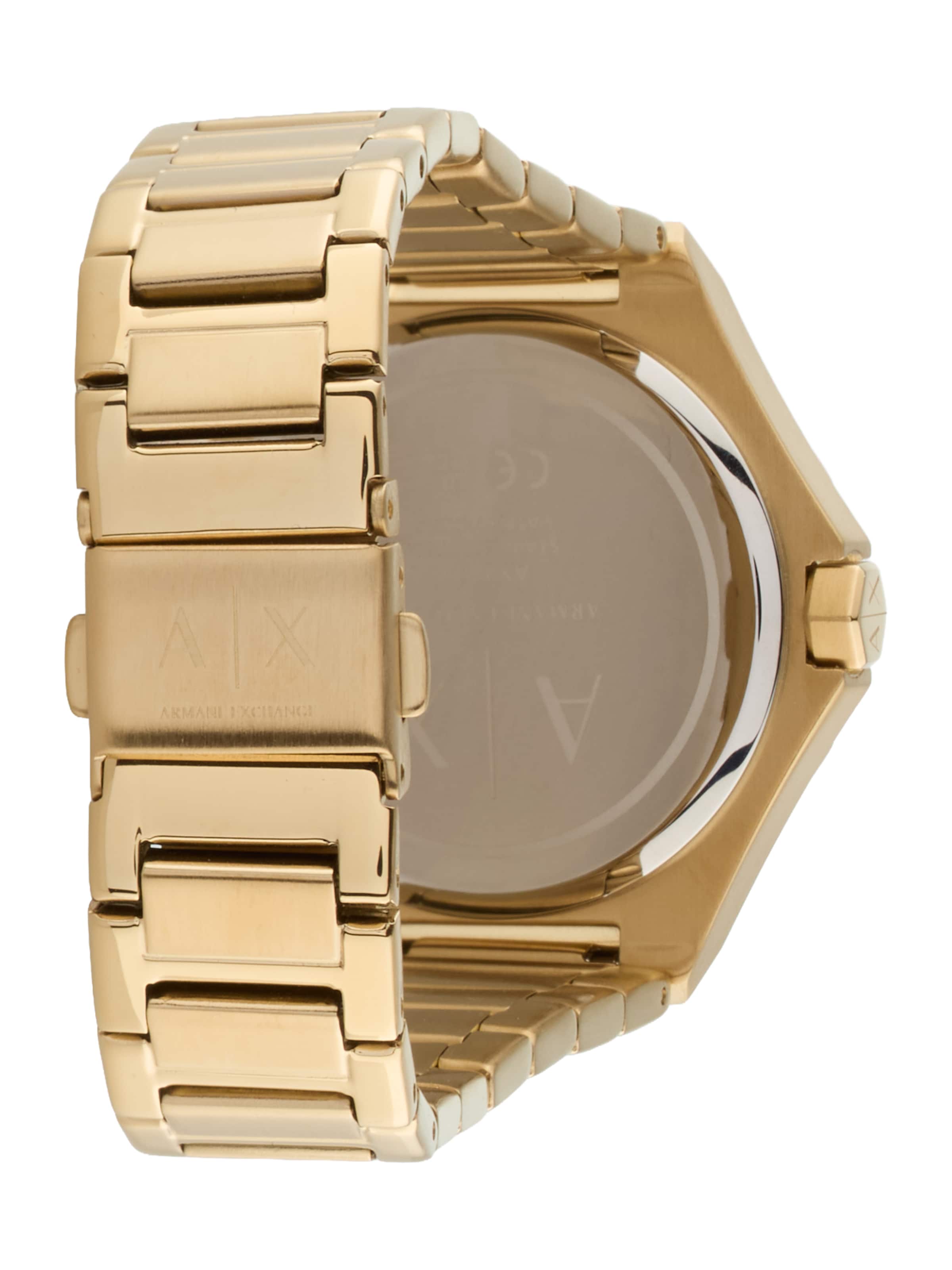 ARMANI EXCHANGE Аналогов часовник в злато