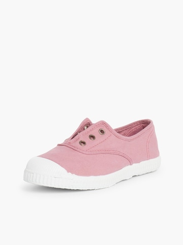 Baskets Pisamonas en rose : devant