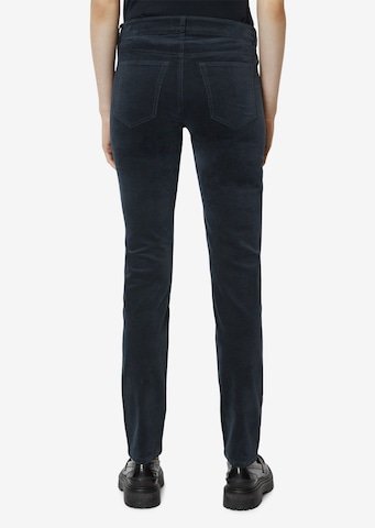 Marc O'Polo Slim fit Trousers 'Lulea' in Blue