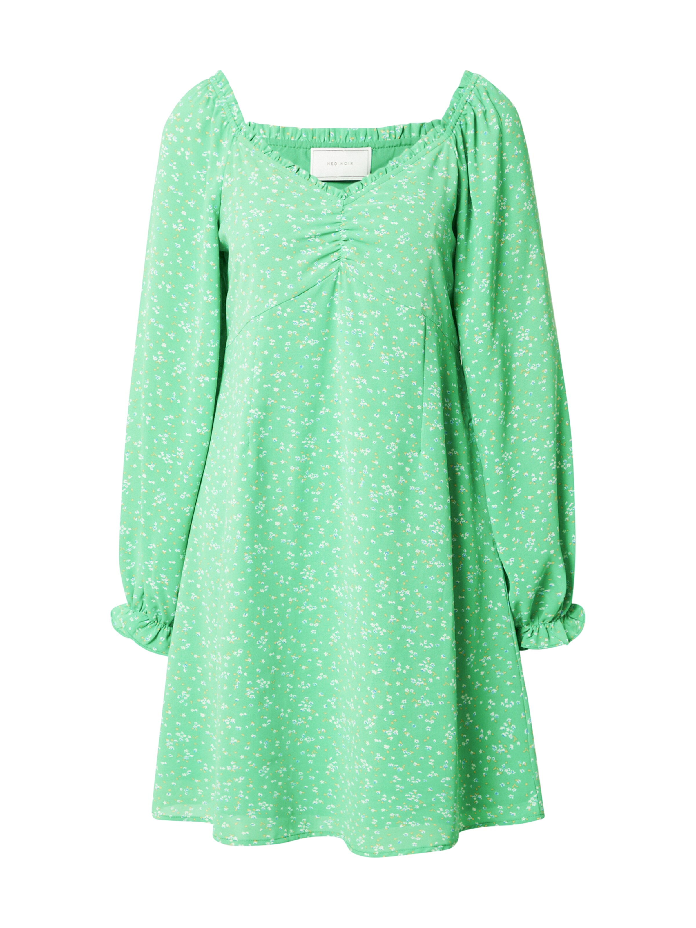 Neo Noir Šaty 'Malla' - Zelená: predná strana