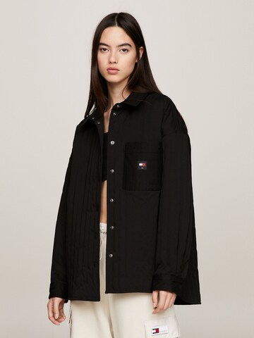 Tommy Jeans Between-season jacket in Black: front