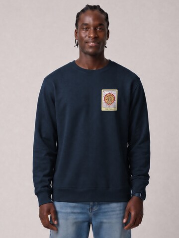 Watapparel Sweatshirt ' Tarot ' in Blauw: voorkant