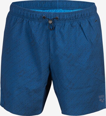 ARENA Zwemshorts 'Evo' in Blauw: voorkant