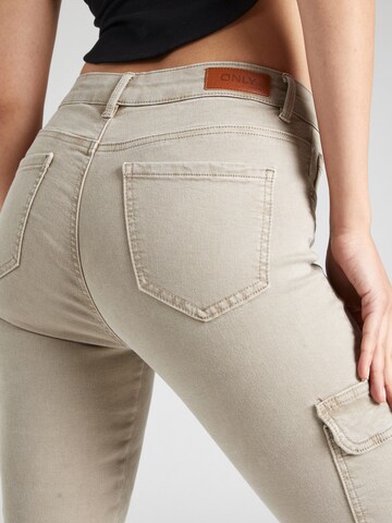ONLY Slimfit Jeans 'MISSOURI' in Beige