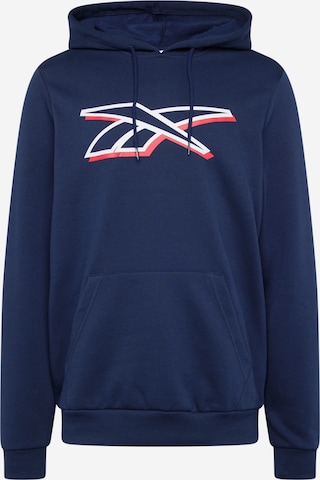 ReebokSportska sweater majica - plava boja: prednji dio