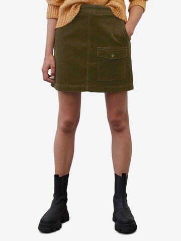 Marc O'Polo DENIM Skirt in Green: front