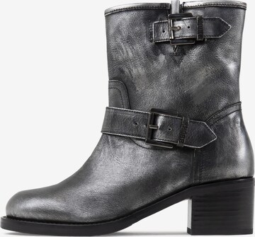 Bottines 'New-Camperos' BRONX en gris : devant