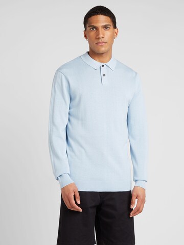 SELECTED HOMME Trui 'DAN' in Blauw: voorkant