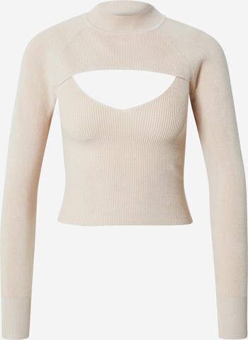 JDY Sweater 'Sibba' in Beige: front