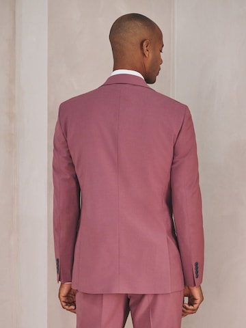 Next Slim fit Colbert 'Motionflex' in Roze
