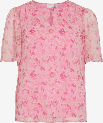 VILA Bluse 'VIEMMAl' i pink: forside