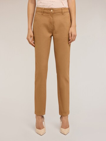 MOTIVI Loose fit Trousers in Brown