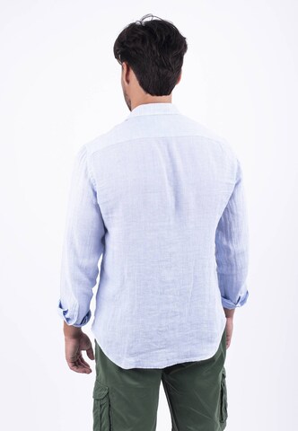 Panareha Regular fit Button Up Shirt 'KRABI' in Blue