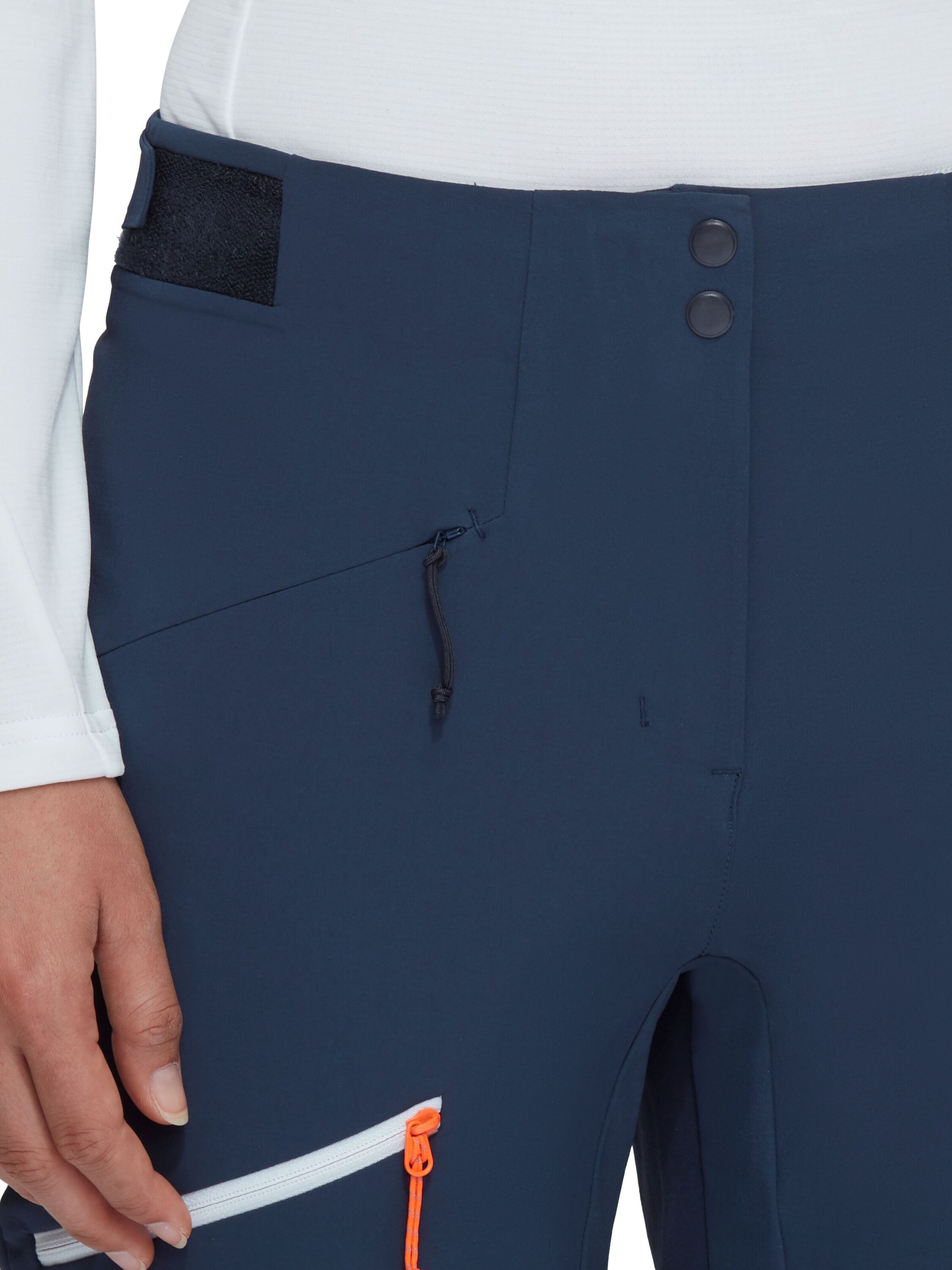 MAMMUT Regular Outdoor Pants in Blue