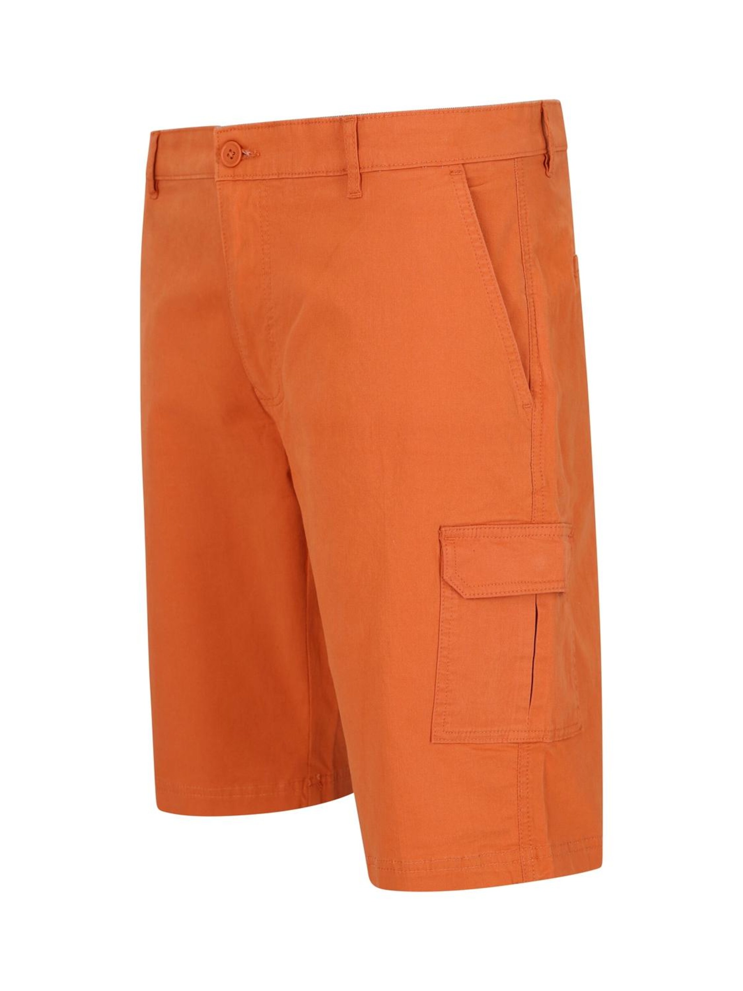 HAJO Regular Hose 'elastische Bermudashort mit Cargotaschen'‌‌‌‌‌‌‌‌ in Orange
