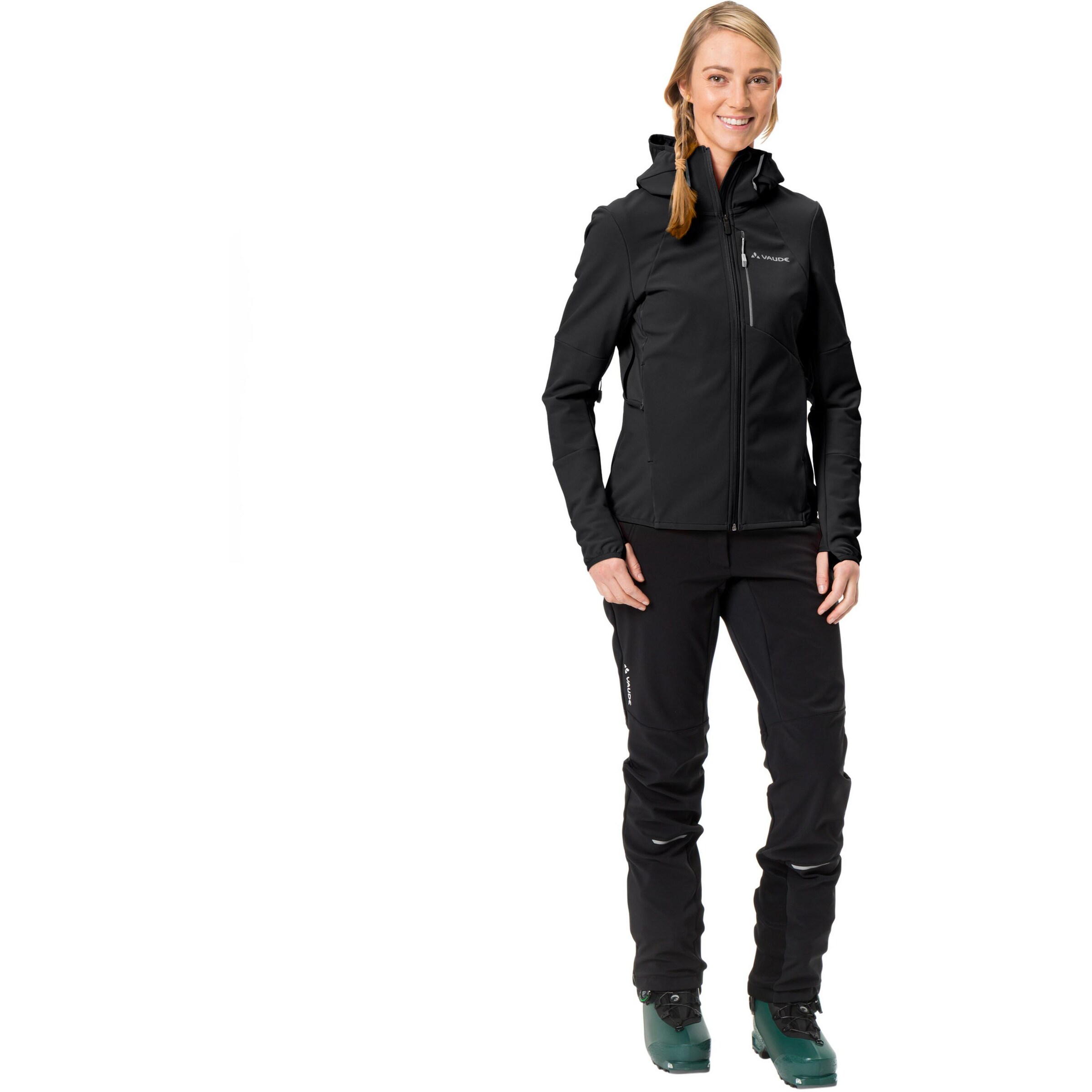 VAUDE Softshelljacke 'Larice IV' in Schwarz