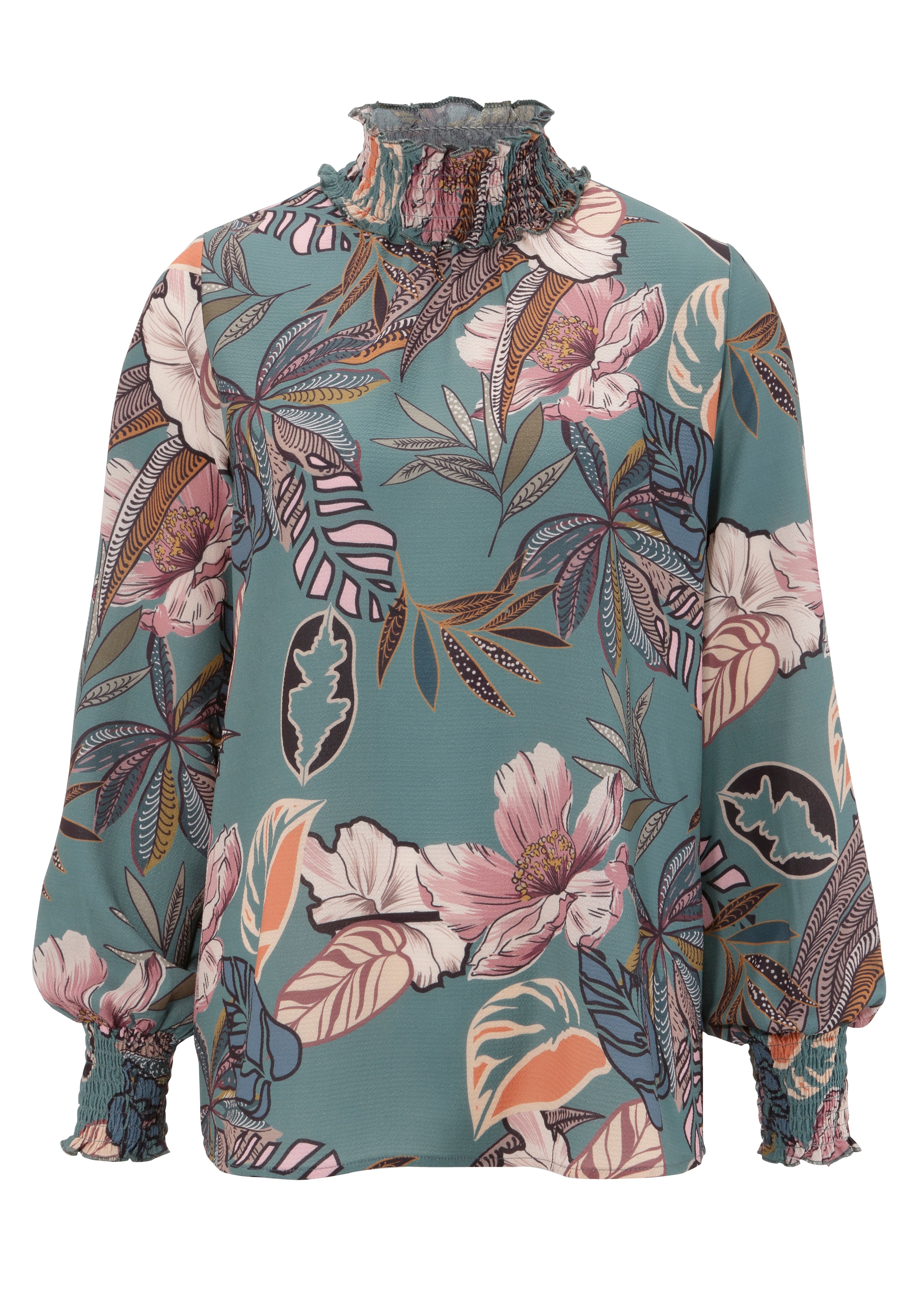 Aniston CASUAL Bluse in Grün: Vorderseite