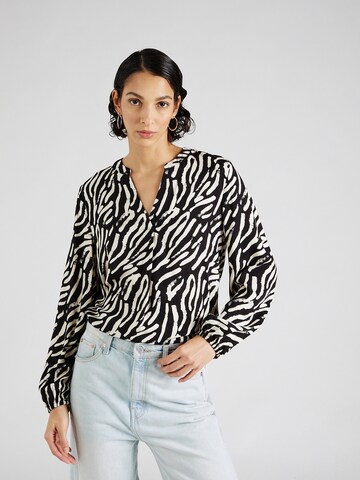 s.Oliver Blouse in Zwart: voorkant