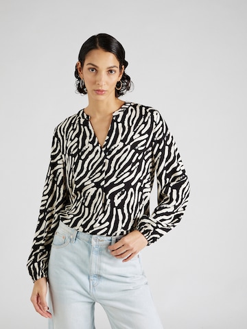 s.Oliver Blouse in Zwart: voorkant