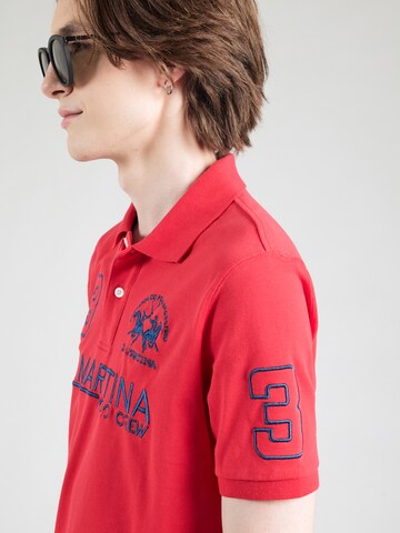 La Martina Poloshirt in Rot