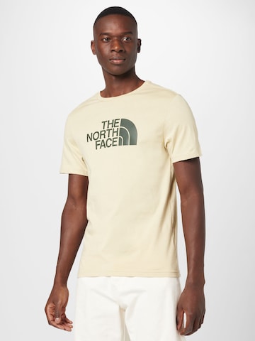 Coupe regular T-Shirt THE NORTH FACE en beige : devant