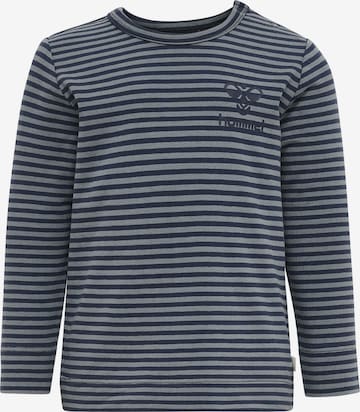 Hummel Shirt in Blauw: voorkant