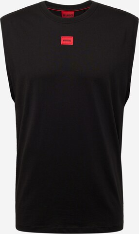 HUGO Shirt 'Dankto241' in Black: front