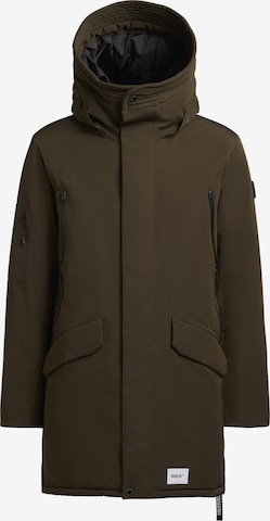 khujo Zimný kabát 'Larc' - Zelená: predná strana