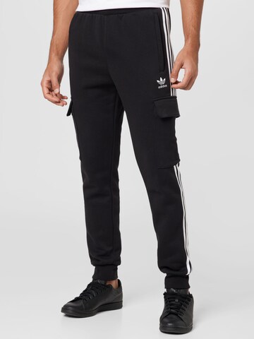 ADIDAS ORIGINALS Zúžený Kapsáče 'Adicolor 3-Stripes ' – černá: přední strana