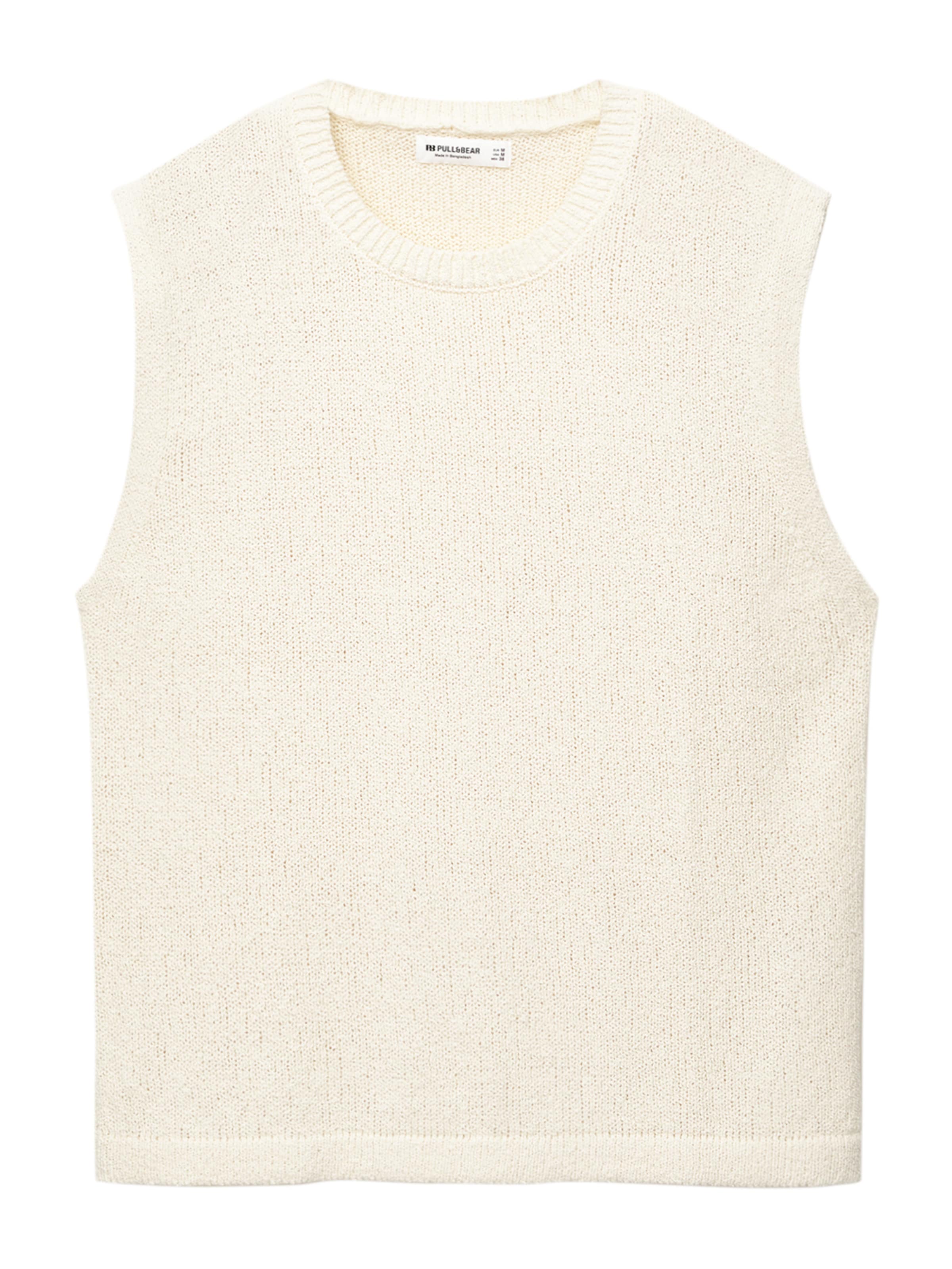 Pull&Bear Vesta – bílá: přední strana