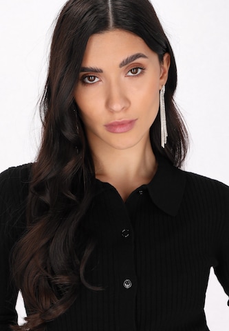 faina - Cárdigan en negro