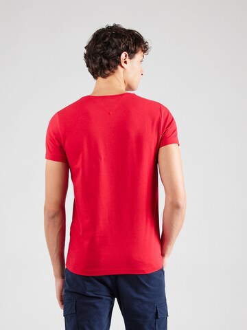 TOMMY HILFIGER - Ajuste estrecho Camiseta en rojo