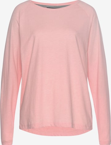 T-shirt Elbsand en rose : devant