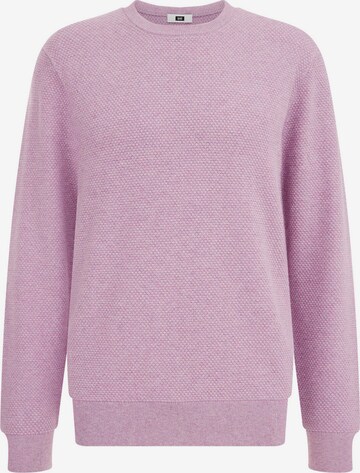 Pull-over WE Fashion en violet : devant