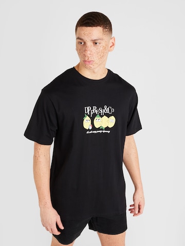 T-Shirt 'Lemon Fresh' Denim Project en noir : devant