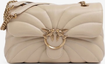 Borsa a tracolla 'Love' di PINKO in beige: frontale
