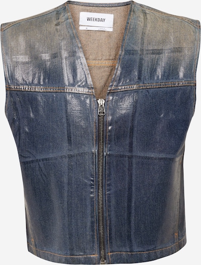 WEEKDAY Vest 'Aitos' i blue denim, Produktvisning