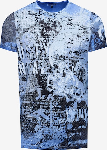 Rusty Neal Shirt in Blauw: voorkant