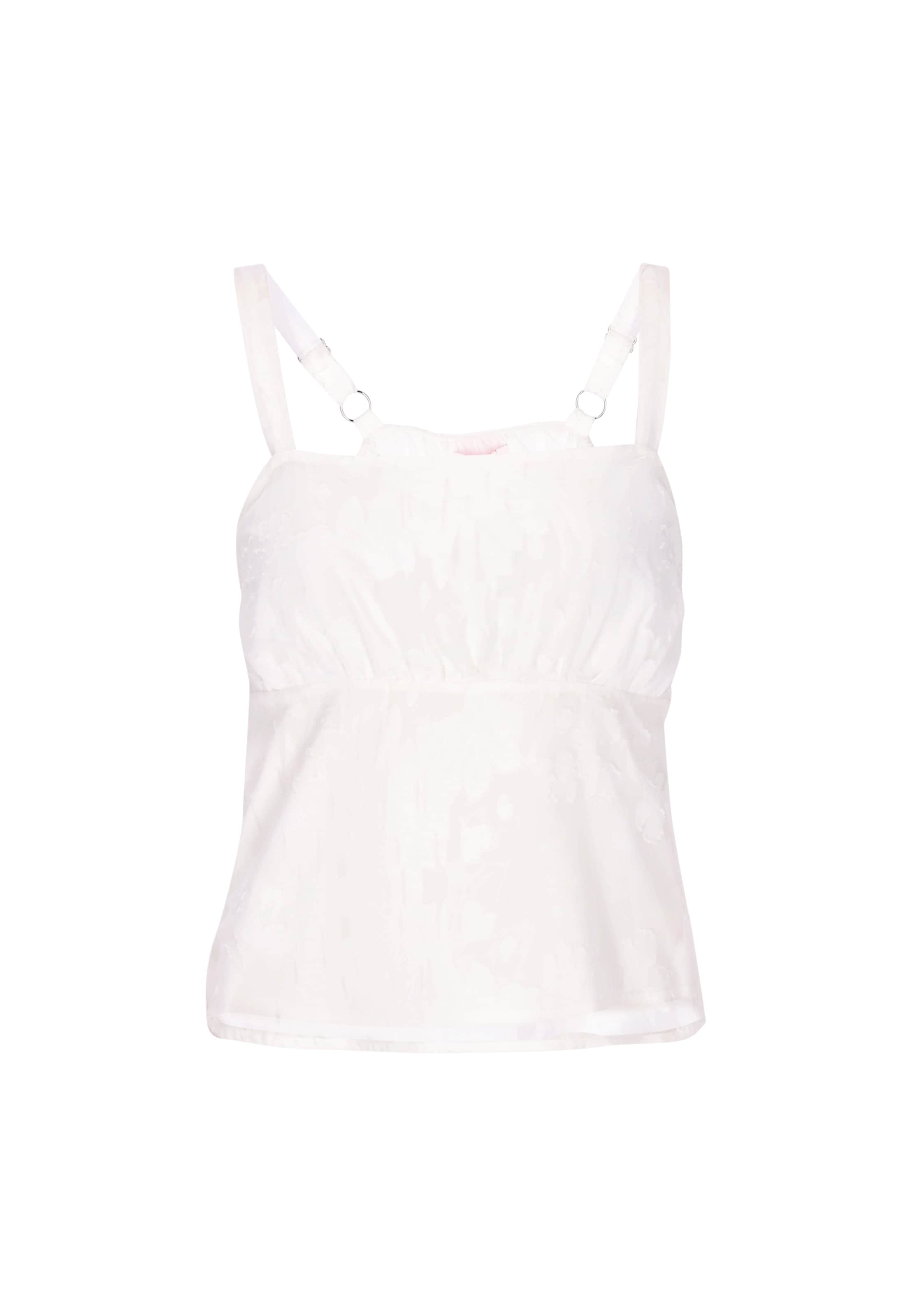MYMO - Top en blanco: frente