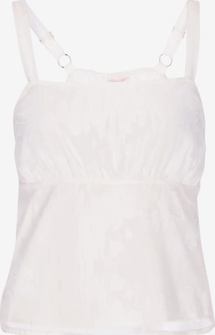 MYMO - Top en blanco: frente