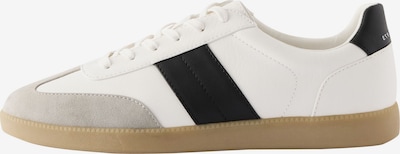 Sportbačiai be auliuko 'T-Bar' iš Next, spalva – ruda / pilka / juoda / balta, Prekių apžvalga