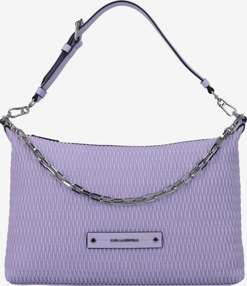 Karl Lagerfeld Shoulder Bag 'Kushion' in Purple: front