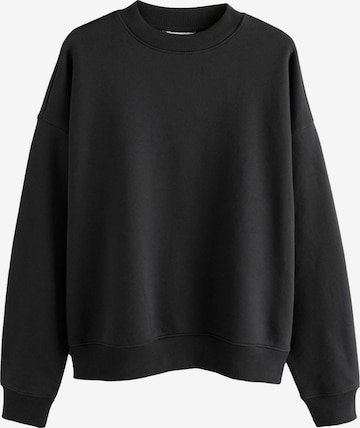 NextSweater majica - crna boja: prednji dio