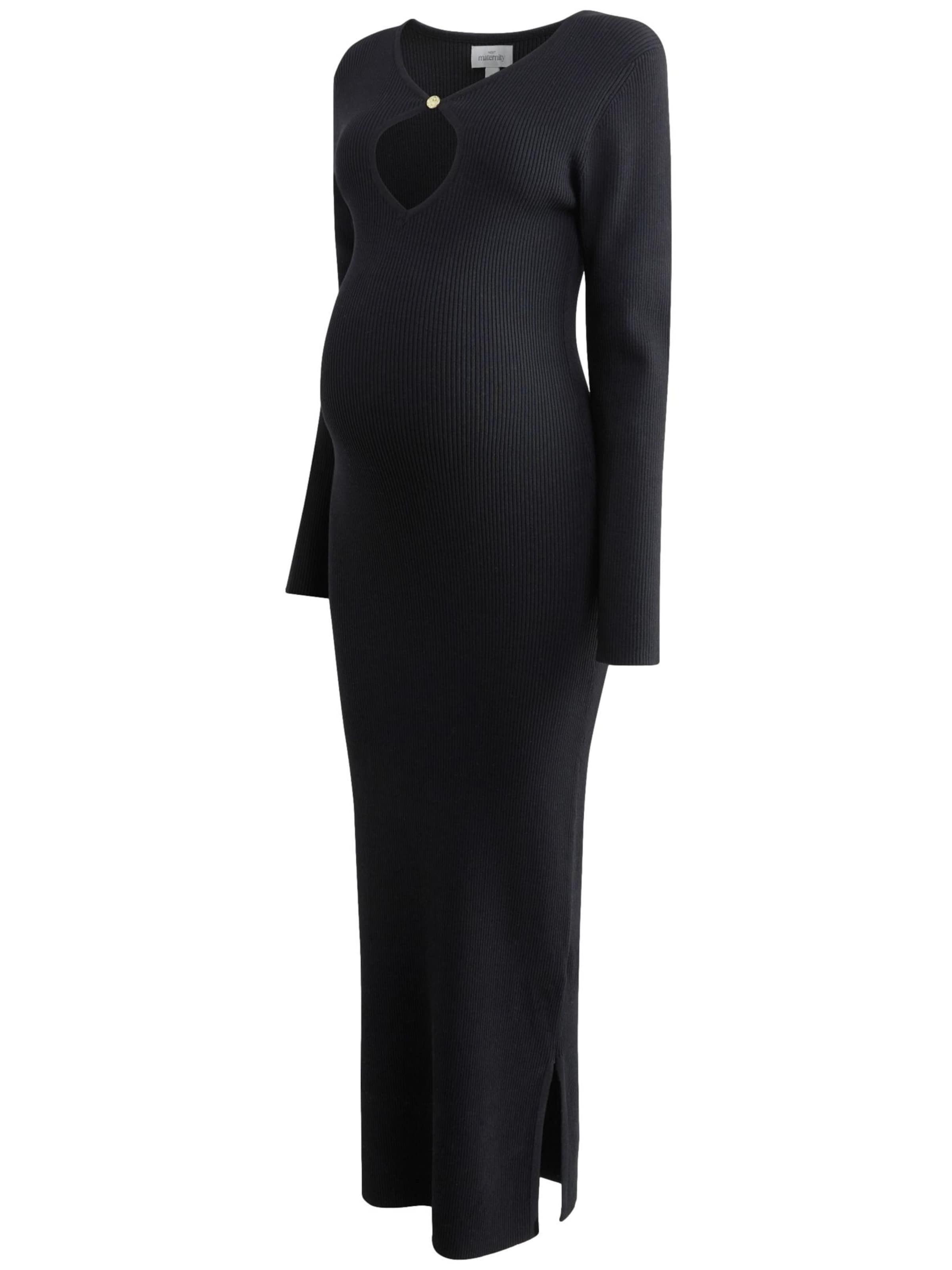 juoda Next Megzta suknelė: priekis
