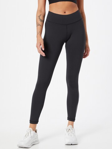 Skinny Pantalon de sport Reebok en noir : devant