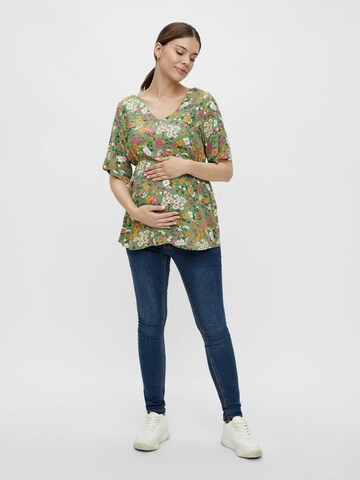 MAMALICIOUS Blouse 'Levetta' in Green