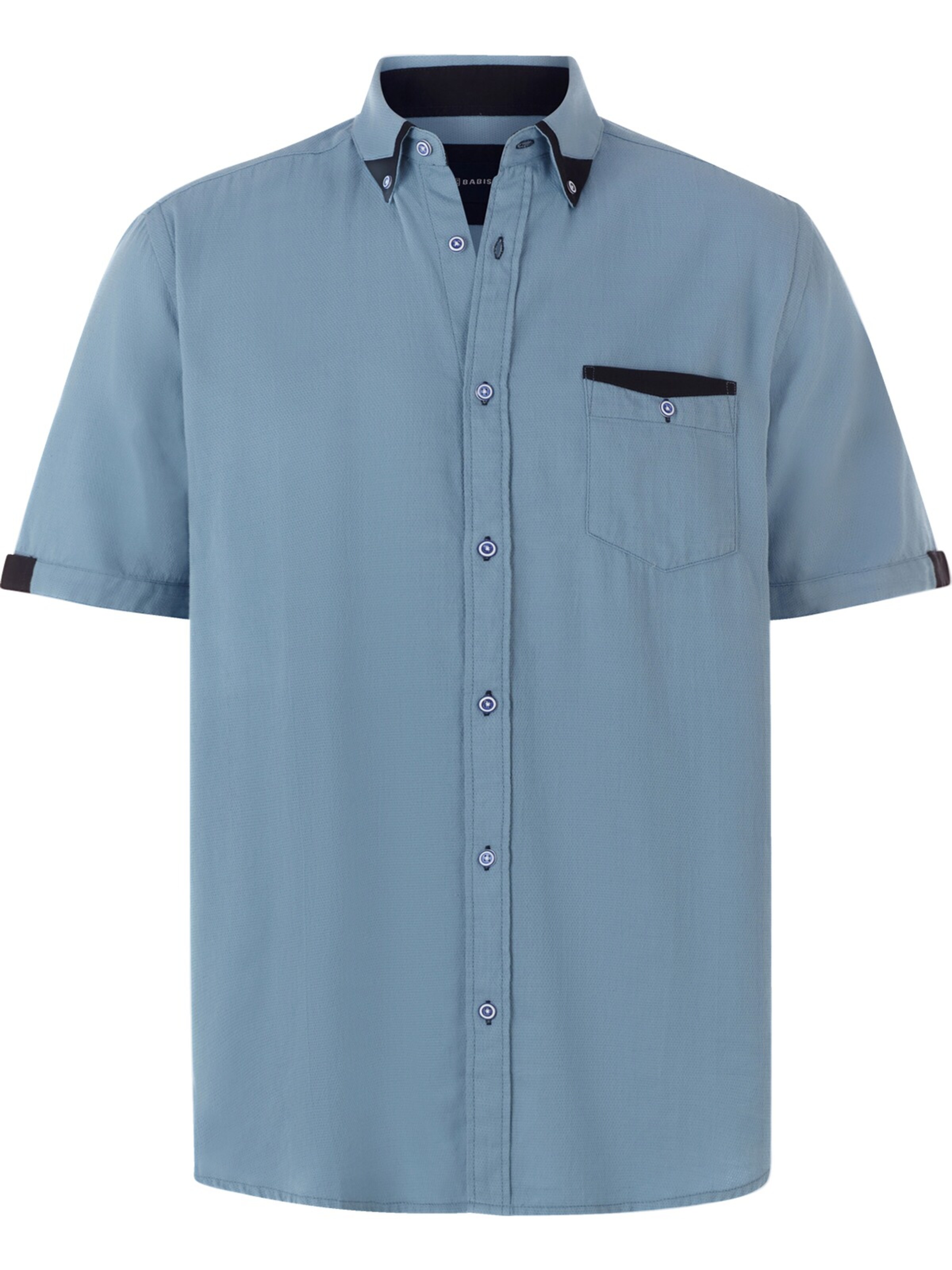BABISTA Button Up Shirt 'Stefzite' in Blue: front